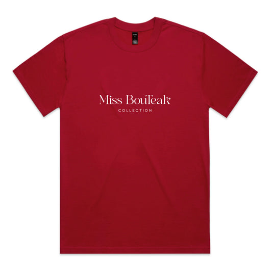 Miss BouTeak Classic Tee - Crimson Red