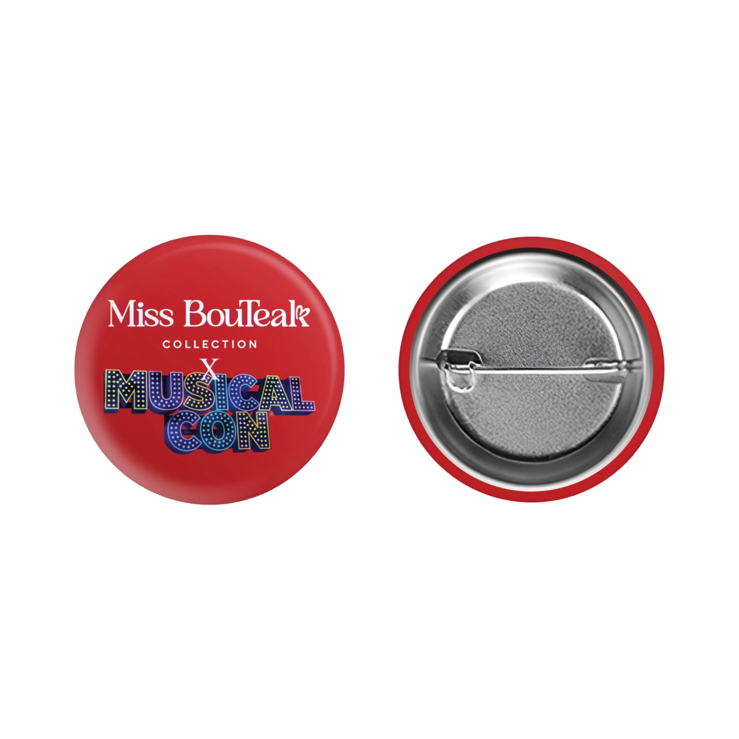 Red - Miss BouTeak X Musical Con Badge