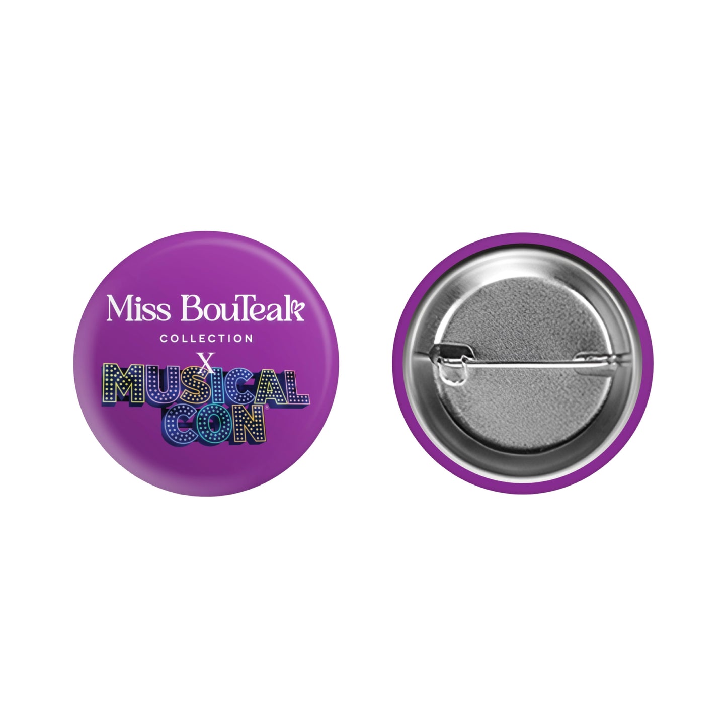Purple - Miss BouTeak X Musical Con Badge