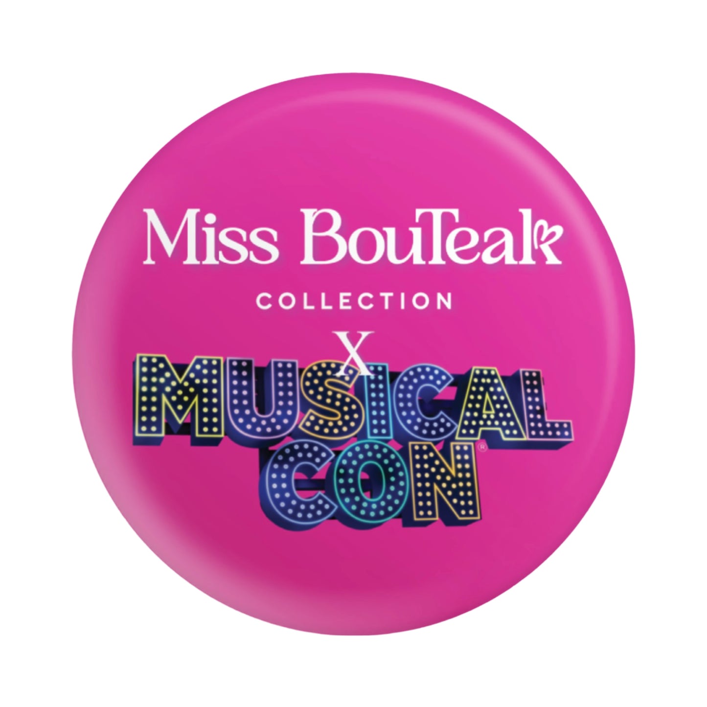 Pink - Miss BouTeak X Musical Con Badge