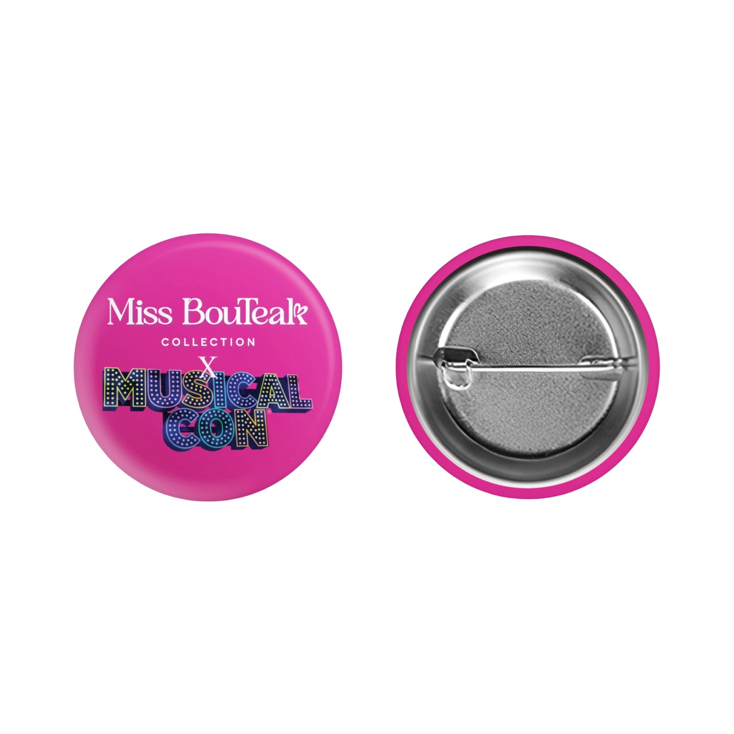 Pink - Miss BouTeak X Musical Con Badge